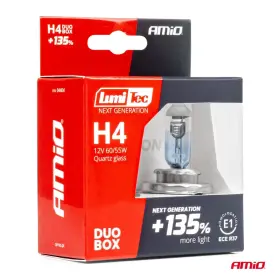 AMIO Halogenové žárovky H4 12V 60/55W LumiTec NEXT GENERATION +135% DUO_thumb5