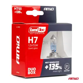AMIO Halogenové žárovky H7 12V 55W LumiTec NEXT GENERATION +135% DUO_thumb5