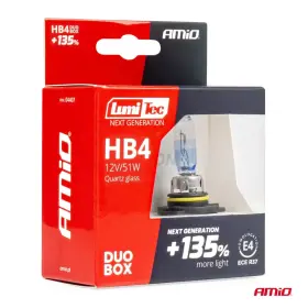 AMIO Halogenové žárovky HB4 12V 51W LumiTec NEXT GENERATION +135% DUO_thumb5