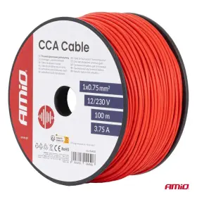 AMIO Jednožilový vodič reproduktoru CCA 1x0.75mm2 100m 3.75A 12/230V_thumb5