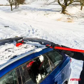 AMIO Velký teleskopický kartáč na sníh se škrabkou na led a stěrkou 98-134cm_thumb4