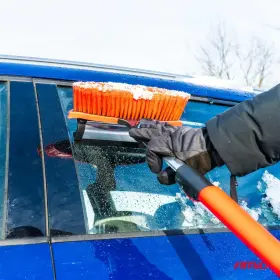 AMIO Velký teleskopický kartáč na sníh se škrabkou na led a stěrkou 98-134cm_thumb7
