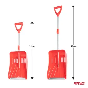 AMIO Výsuvná lopata na sníh s hliníkovou čepelí 71-91cm_thumb5