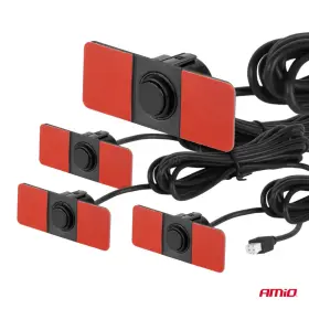 AMIO Parkovací asistent LED 4-senzorové černé vnitřní 16,5mm_thumb5