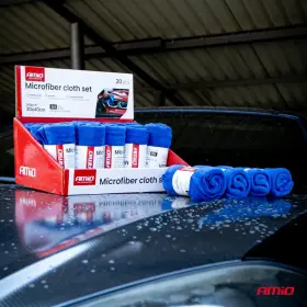 AMIO Sada utěrek z mikrovlákna 20ks 500gsm 30x40cm_thumb5