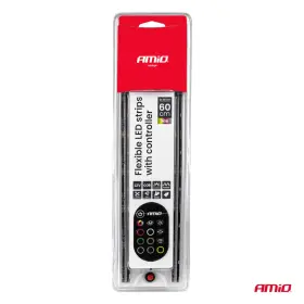 AMIO LED pásky do auta s dálkovým ovládáním vícebarevný RGB 2x30cm 12V_thumb10