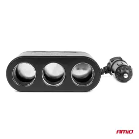 AMIO Prodlužovací zásuvka 2x USB-A 1x USB-C 12/24V 120W 70cm_thumb5