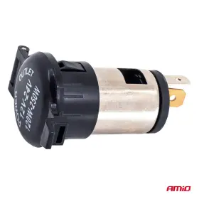 AMIO Přídavná elektrická zásuvka s klapkou 250W 12V 24V_thumb4