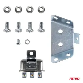 AMIO Zvuková signalizace klaksonu sada 2 ks červená 125 mm 12V_thumb4