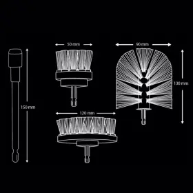 K2 BRILL SET PRO - Profesionální sada kartáčů na čištění čalounění a plastů_thumb10