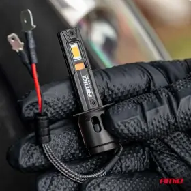 AMIO LED žárovky hlavního svícení Řada F25 PRO BLACK FULL CANBUS H1 68W 12V/24V_thumb4