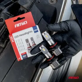 AMIO LED žárovky hlavního svícení Série H25 CANBUS HB4 9006 12V 31W_thumb5