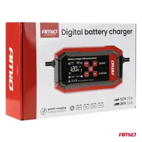 AMIO Nabíječka digitální BOOST AGM GEL STD LiFePo4 MAX 25A 12/24V PRO_thumb8