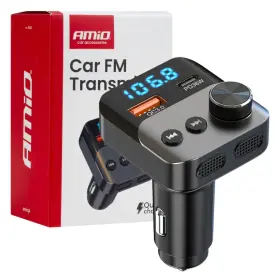AMIO FM transmitter 1×USB-A 1×USB-C 12V 24V_thumb10