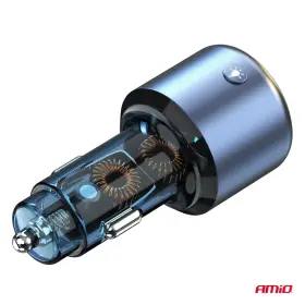 AMIO FM vysílač 1xUSB-A 1xUSB-C 12/24V_thumb10