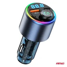 AMIO FM vysílač 1xUSB-A 1xUSB-C 12/24V_thumb9