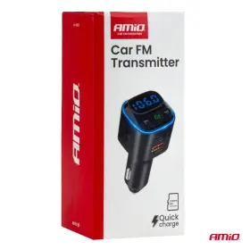 AMIO FM transmitter 1×USB-A 2×USB-C 12V 24V_thumb11