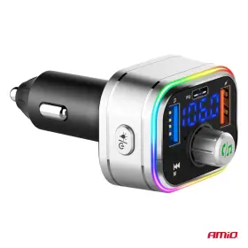 AMIO FM vysílač 2xUSB-A 1×USB-C microSD 12V 24V_thumb8
