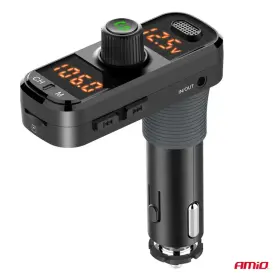 AMIO CAR FM transmitter 2×USB-A 1×USB-C 12V 24V_thumb6