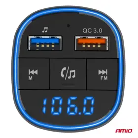 AMIO FM transmitter 2×USB-A 12V 24V 12V 24V_thumb10