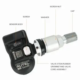 AUTEL MX-SENSOR SCREW IN - Univerzální kovový TPMS snímač_thumb2