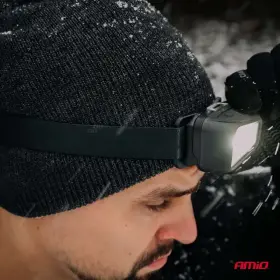 AMIO Čelovka LED COB 1800mAh_thumb7