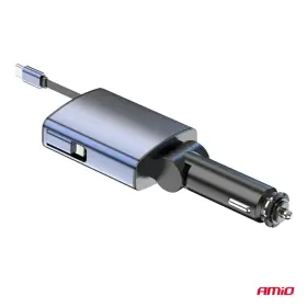 AMIO FM transmitter 1×USB-A 1×USB-C 12/24V_thumb7