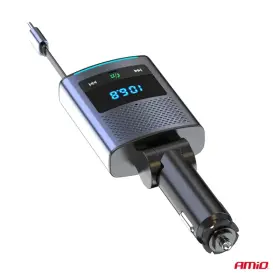 AMIO FM transmitter 1×USB-A 1×USB-C 12/24V_thumb8