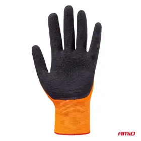 AMIO Polyesterové ochranné rukavice potažené latexovou pěnou velikost 10 třída 2132X 2ks_thumb6