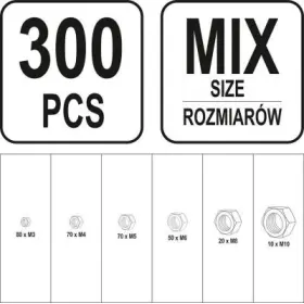 Matice, šrouby, kroužky, bužírky a ostatní