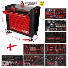 Ks Tools - Performanceplus souprava dílenského vozíku P25 s 564dílná, 8 zásuvek
