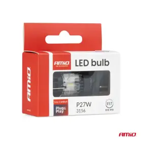 AMIO LED žárovka LumiTec 3156 P27W 12V FULL CANBUS bílá 1ks_thumb5