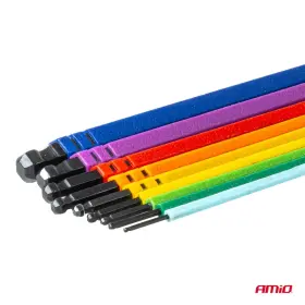 AMIO Imbusové klíče se sadou bitů 18 kusů CRV_thumb5