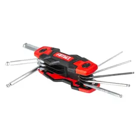 AMIO Inbusové klíče HEX s kulovou koncovkou, skládací, 8 ks, CR-V_thumb1