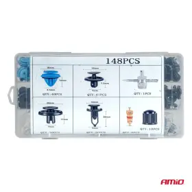 AMIO Spony a příchytky na čalounění vozidel 148ks s nástroji_thumb4