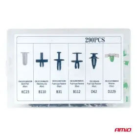 AMIO Spony a příchytky na čalounění vozidel 290ks_thumb3