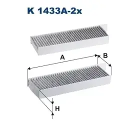 FILTRON Kabinový filtr K 1433A-2X