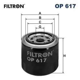 FILTRON Olejový Filtr OP 617