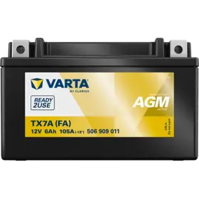 VARTA Powersports AGM Active TX7A (FA) 12V 6Ah 105A 506 909 011