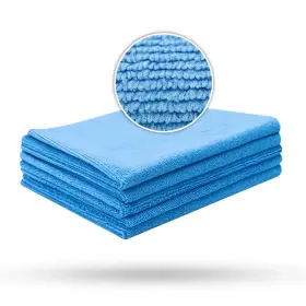 LIQUID ELEMENTS All-Purpose Blue Microfiber Cloth 5-Pack - Modré univerzální mikrovláknové utěrky 40x40cm 5ks