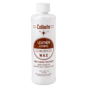 COLLINITE Leather and Vinyl Wax No. 855 - Vosk a výživa na kůži a vinyl 473ml