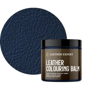 LEATHER EXPERT LEATHER COLOURING BALM DARK BLUE - Balzám na kůži tmavě modrý 250ml