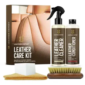 LEATHER EXPERT Leather Car Care Kit - Sada autokokosmetiky na kůži