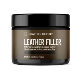 LEATHER EXPERT Leather Filler Black - Elastická pasta na opravu kůže černá 50ml