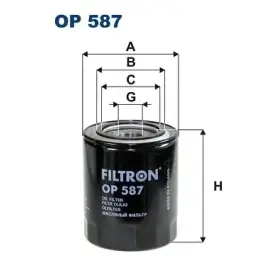 FILTRON Olejový filtr OP 587