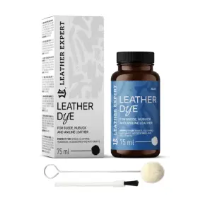 LEATHER EXPERT Leather Dye Blue - Barvivo na semiš a nubuk modré 75ml