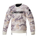 bunda LEGIT CREW FLEECE, ALPINESTARS (světle šedá camo, vel. L)