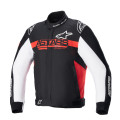 bunda MONZA Šport, ALPINESTARS (černá/červená/bílá, vel. 2XL)