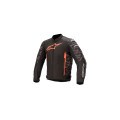 bunda T-GP PLUS R V3, ALPINESTARS (černá maskáčová/červená fluo, vel. M)