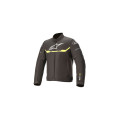 bunda T-SPS WATERPROOF, ALPINESTARS (černá/žlutá fluo, vel. 2XL)